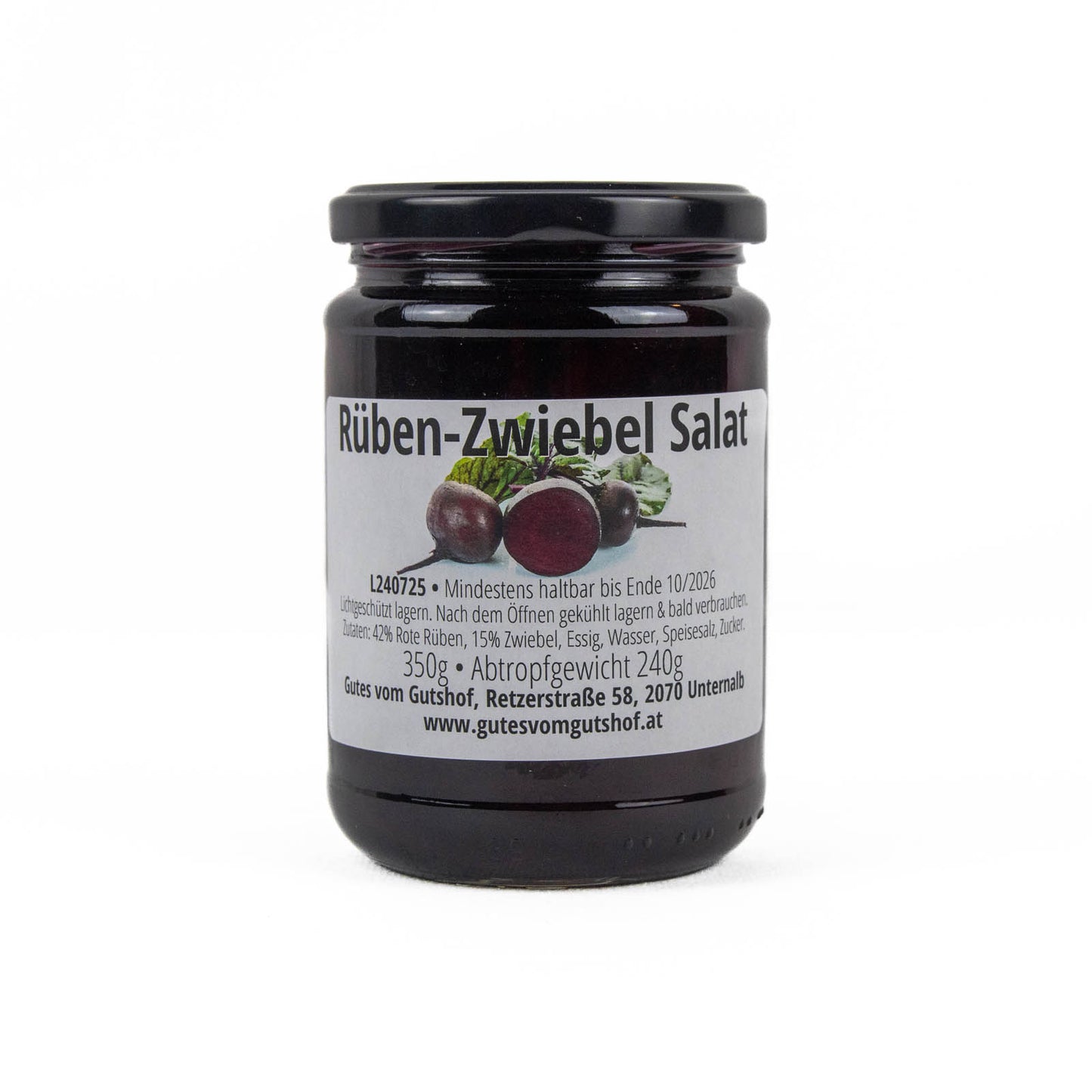 Rüben-Zwiebel Salat 350g | Abtropfgewicht 240g