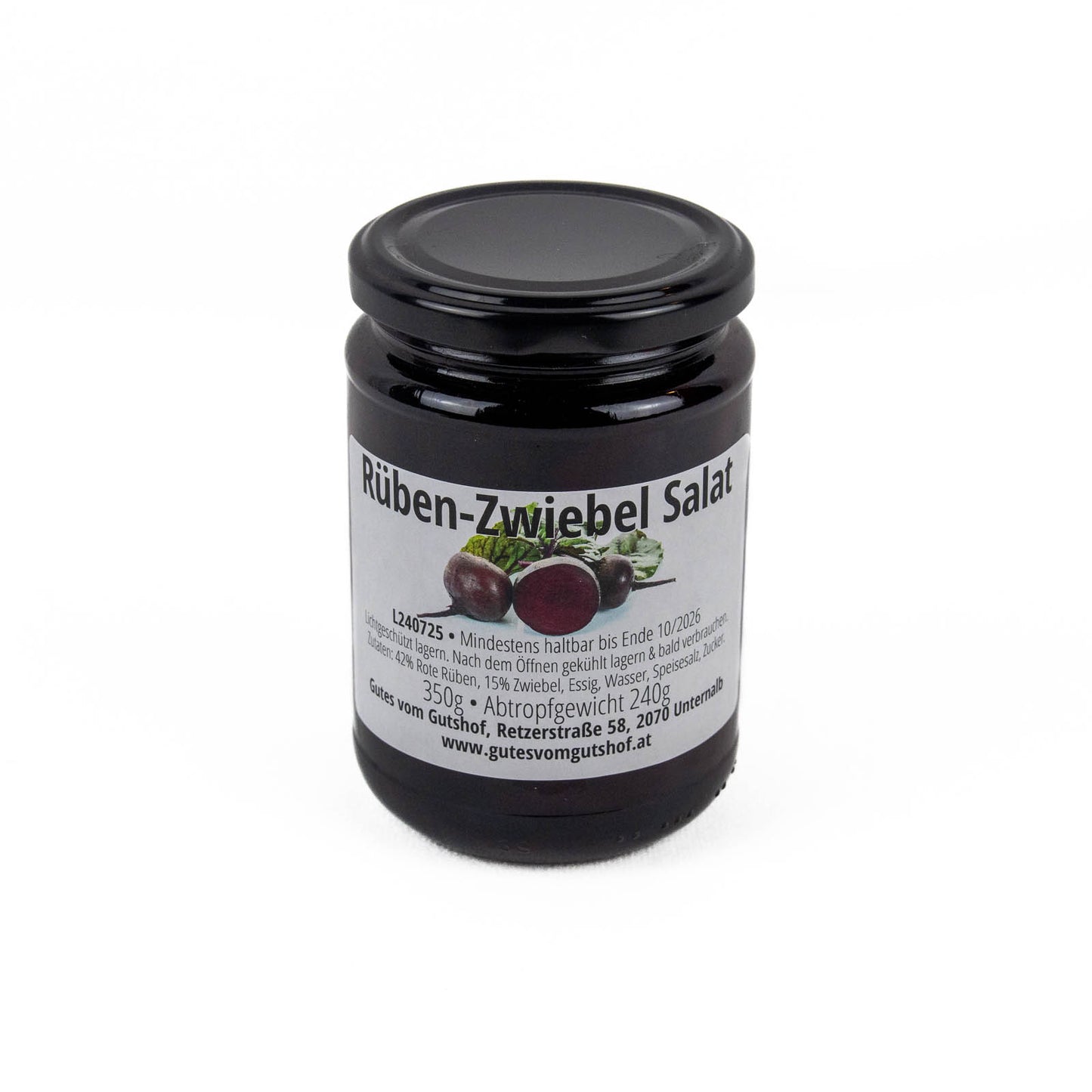 Rüben-Zwiebel Salat 350g | Abtropfgewicht 240g