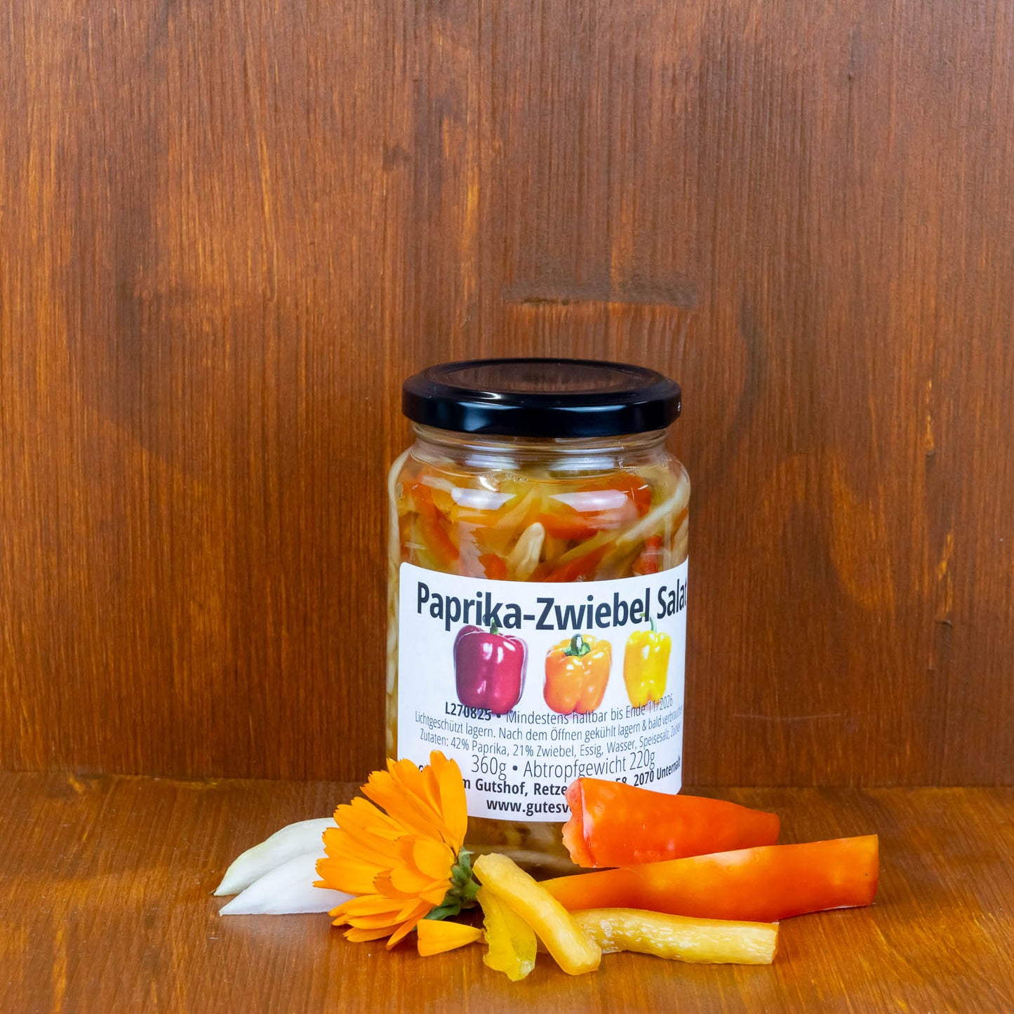 Paprika-Zwiebel Salat 360g