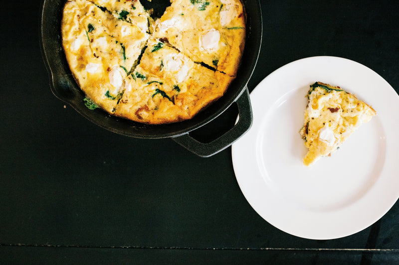 Rucola-Frittate mit Feta