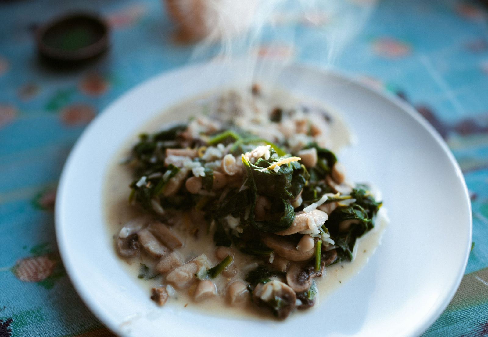 Risotto mit Grünkohl und Schwammerl