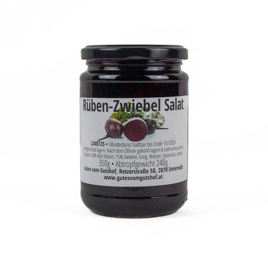 Rüben-Zwiebel Salat 350g | Abtropfgewicht 240g