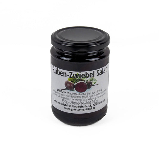 Rüben-Zwiebel Salat 350g | Abtropfgewicht 240g