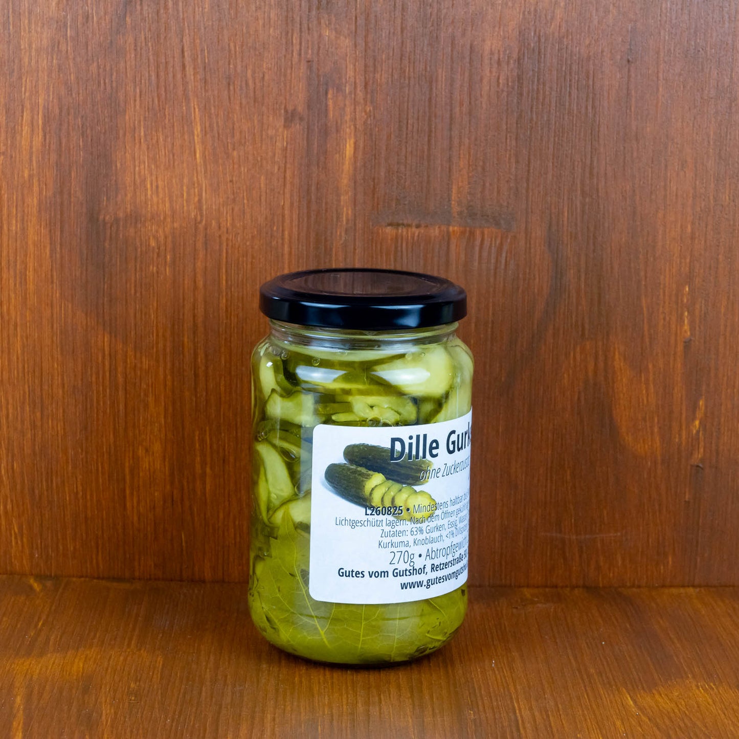 Dille Gurken ohne Zuckerzusatz 340g