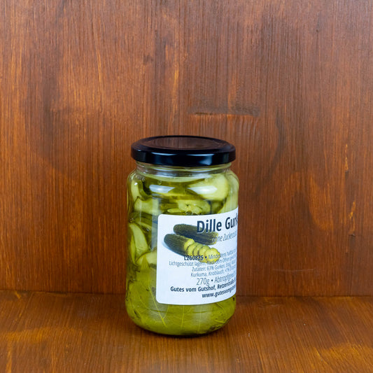 Dille Gurken ohne Zuckerzusatz 340g