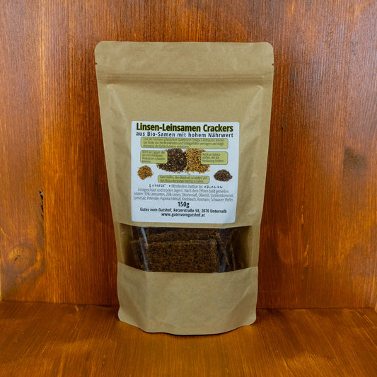 Linsen-Leinsamen Cracker 150g