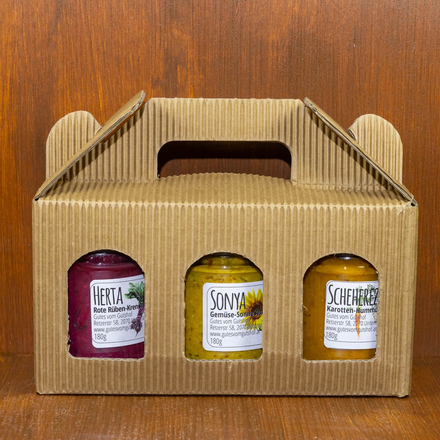 Geschenk Pack: 3 große Aufstriche