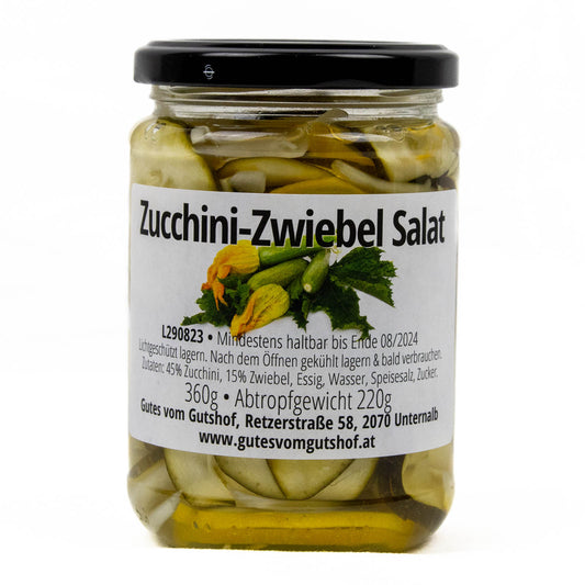 Zucchini Salat 360g | Abtropfgewicht 220g